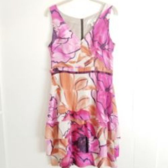 Anthropologie Moulinette Soeurs Floral Mini Dress Size 8 - Picture 4 of 9